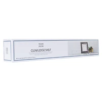 Clear Ledge Floating Shelf 18in