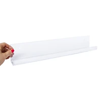 Clear Ledge Floating Shelf 18in