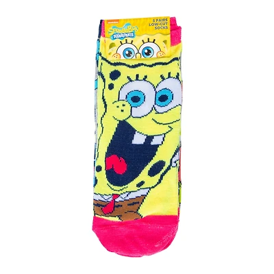 Juniors Spongebob Squarepants™ Low Cut Socks, 5 Pairs