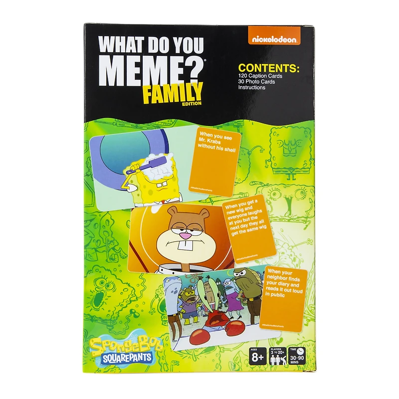 What Do You Meme?® Spongebob Squarepants™ Game