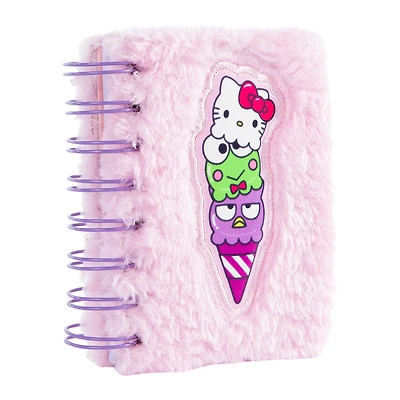 Pink Hello Kitty® Fuzzy Mini Journal