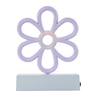 LED Daisy Neon Light With Stand 7.5in, Battery Operated