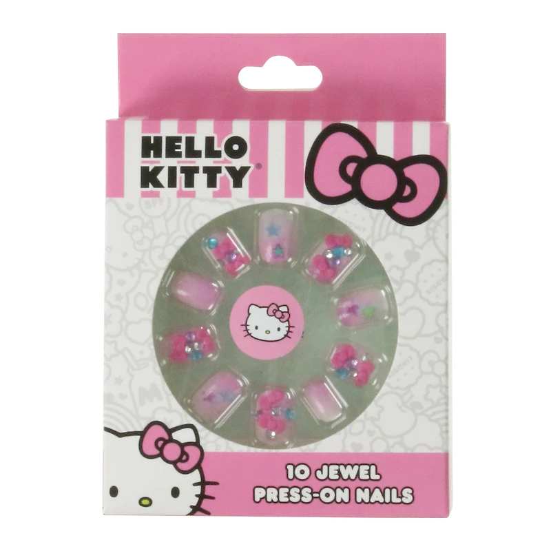 Hello Kitty® Jewel Press-On Nails 10-Count