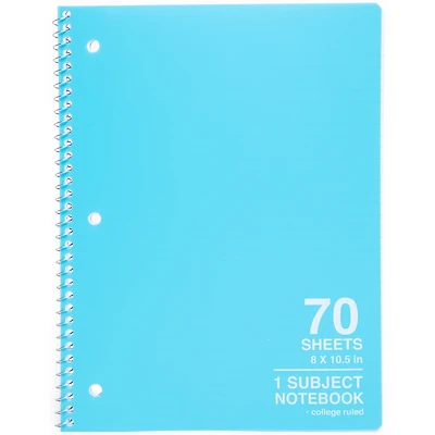 Neon 1 Subject College Ruled Notebook 70 Sheets