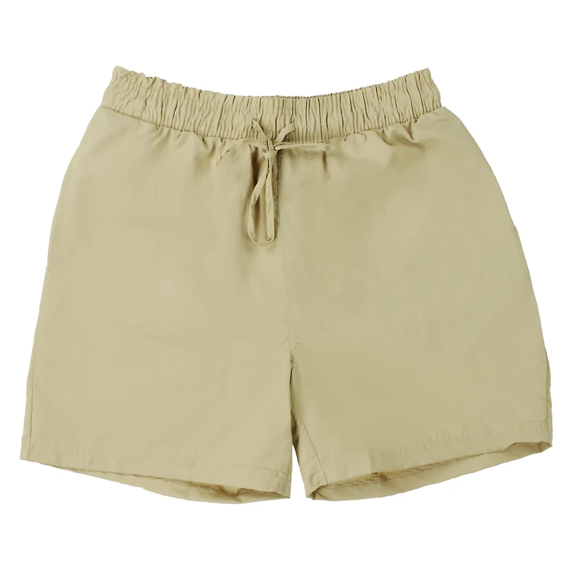 Black Water Repellent Nylon Shorts