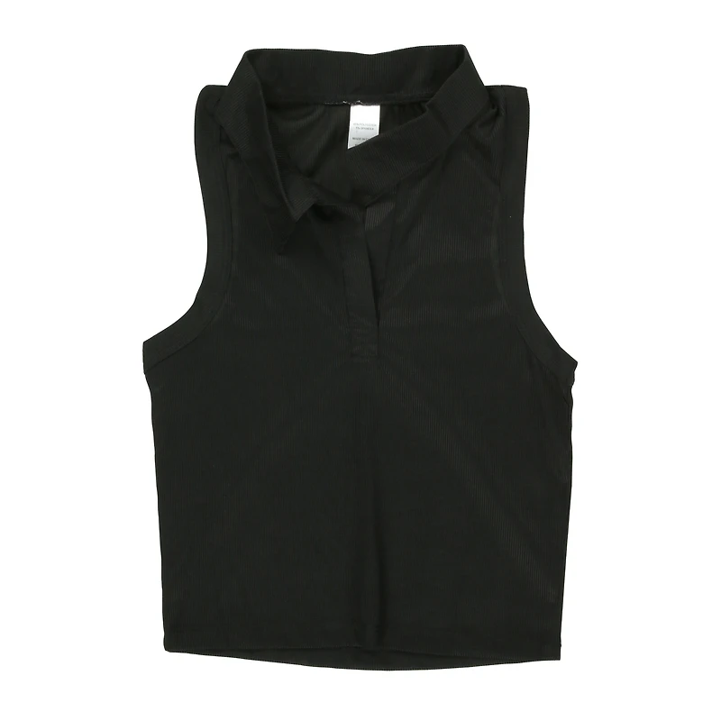 Black Polo Tennis Top