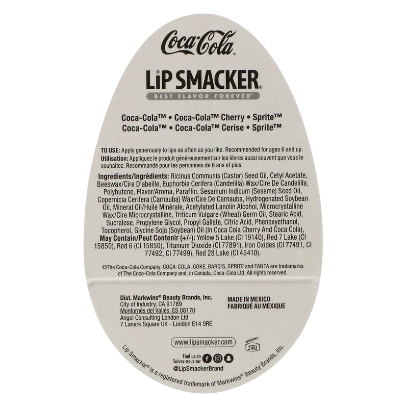 Coca-Cola® You Bet. Lip Smacker Easter Egg Balm Trio