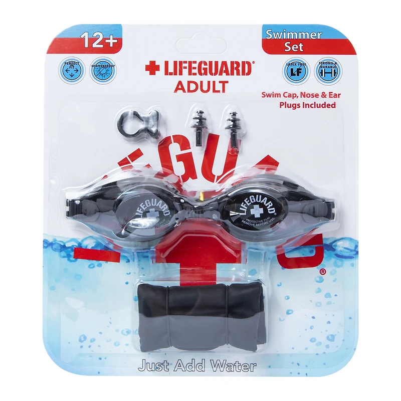 Lifeguard® Adult Swimmer 4-Piece Set