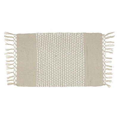 Woven Fringe Rug 2ft x 3ft