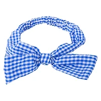 Gingham Bow Headwrap