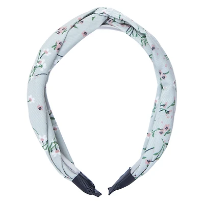 Floral Fabric Twist Headband