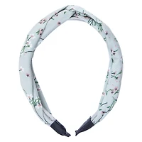 Floral Fabric Twist Headband