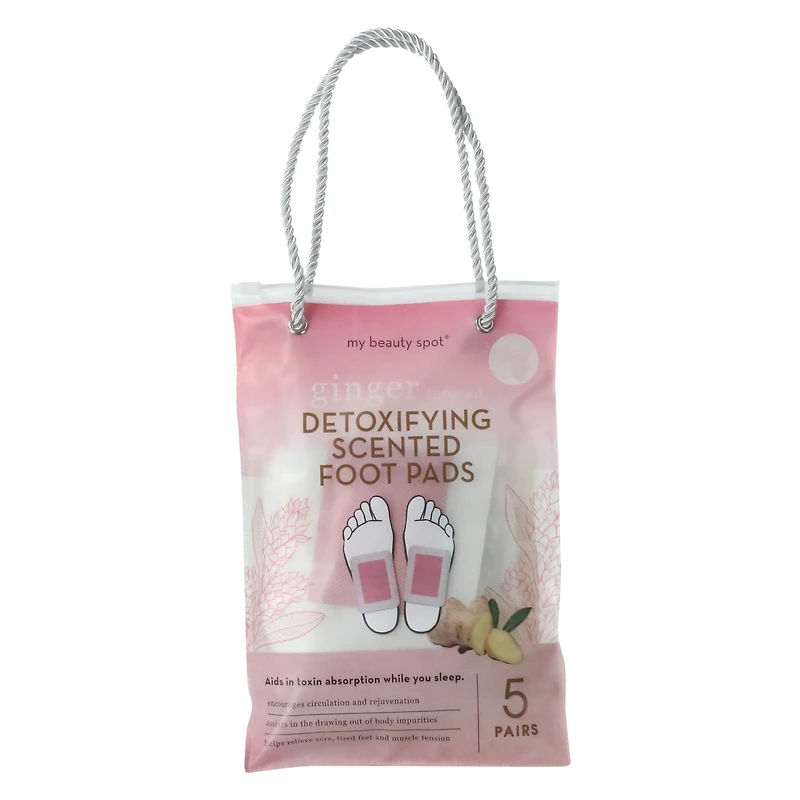 My Beauty Spot® Ginger Detoxifying Scented Foot Pads, 5 Pairs