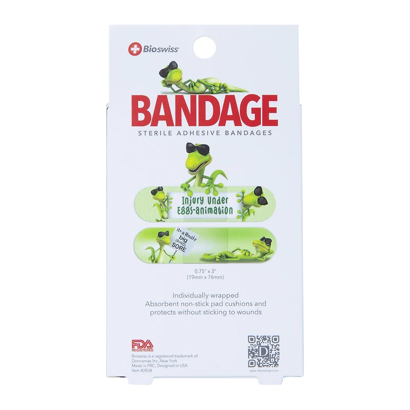 Bioswiss® Lizard Bandages 24-Count