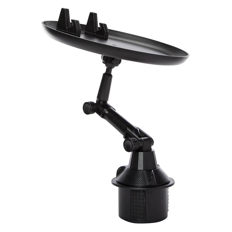 Adjustable Car Tray + Phone Holder For Car Cup Holder