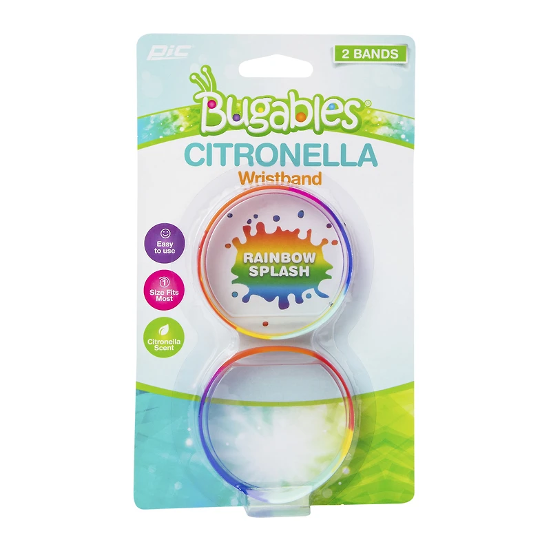Bugables® Citronella Bug Repellent Wristband 2-Pack