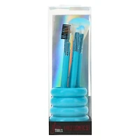 Makeup Brushes & Holder 6-Piece Set