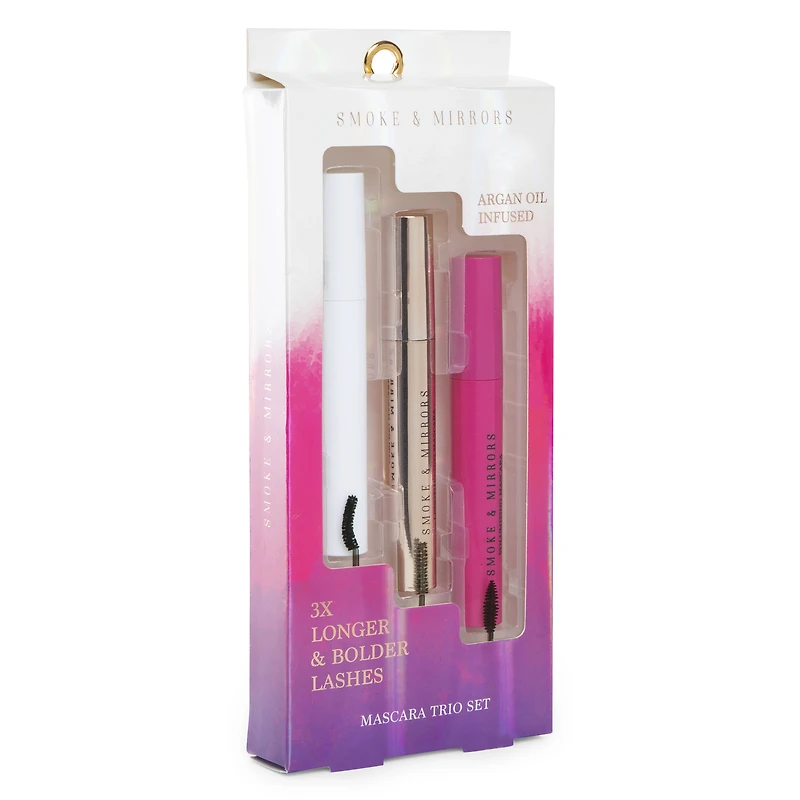 Smoke & Mirrors Argan Oil-infused Mascara Trio