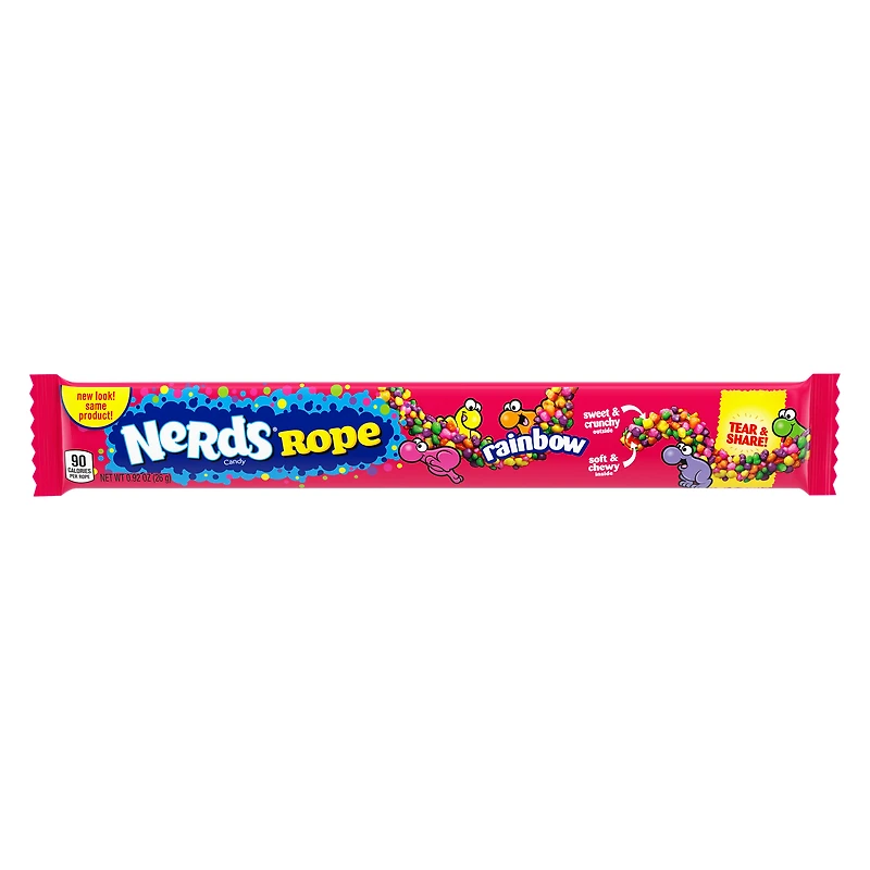 Rainbow Nerds® Rope Candy Tear & Share Candy