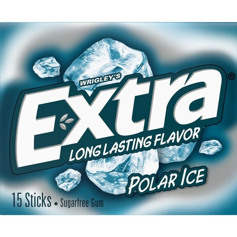 Extra® Polar Ice Sugarfree Gum - 15 Sticks