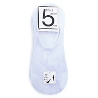 No-Show Sneaker Liner Socks 5-Pack - Lilac Tie Dye