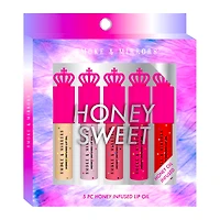 Smoke & Mirrors Honey infused Lip Oil 5-Piece Set