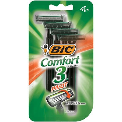 Bic® Comfort 3® Pivot Razor 4-Pack