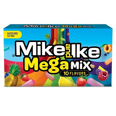 Mike And Ike® Mega Mix Ten Flavors Theater Box Candy 5oz