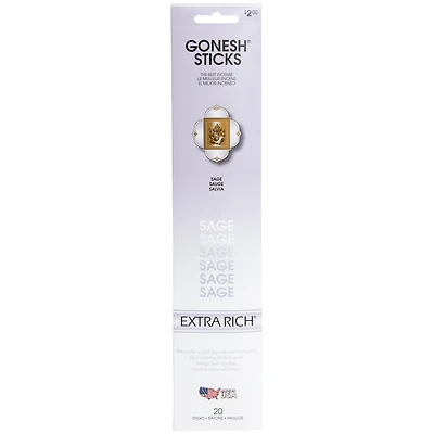 Gonesh® Sage incense Sticks 20-Pack