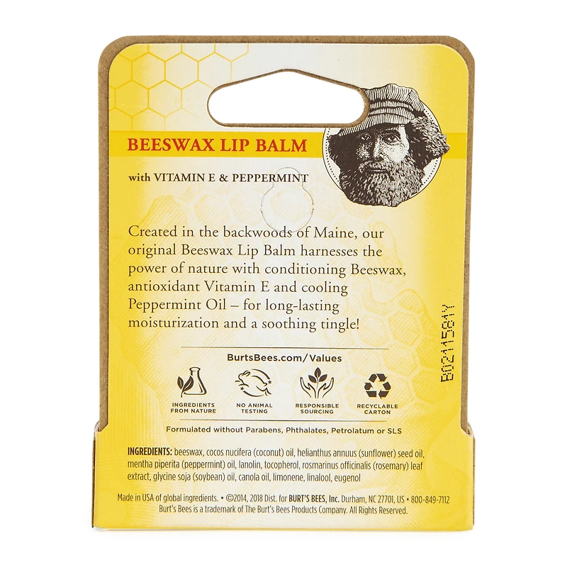 Burt's Bees® Original Beeswax Lip Balm 0.15 oz
