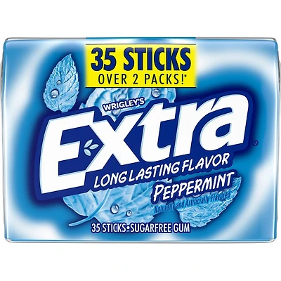 Extra® Peppermint Sugarfree Gum - 35 Sticks