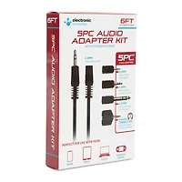 5-Piece Audio Adapter Kit With Extension Cable