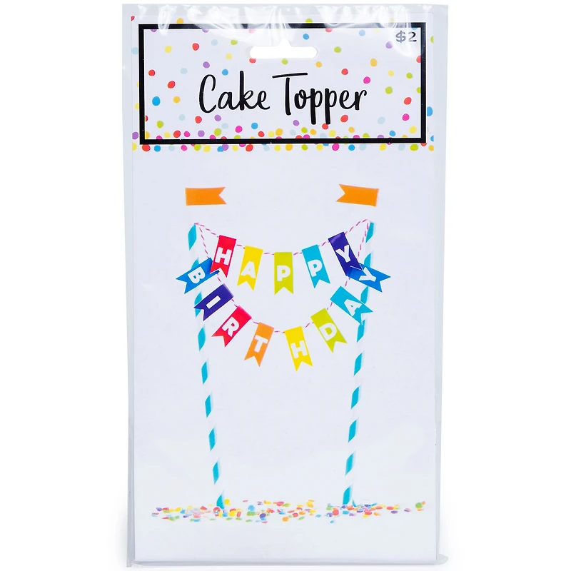 Happy Birthday Cake Topper