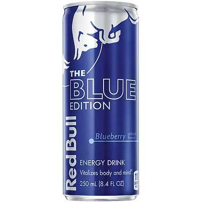 Red Bull® Blueberry Energy Drink, The Blue Edition 8.4oz