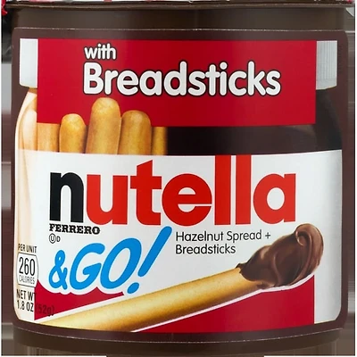 Nutella® & Go Hazelnut Spread + Breadsticks 1.8oz