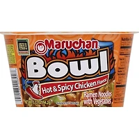 Maruchan® Bowl 3.38oz - Hot & Spicy Chicken Ramen Noodle Soup