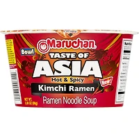 Maruchan® Taste Of Asia Hot & Spicy Kimchi Ramen Noodle Soup Bowl 3.38oz