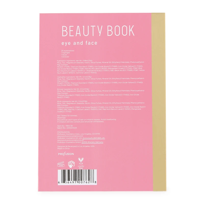 Profusion® Beauty Book 28-Piece Makeup Palette