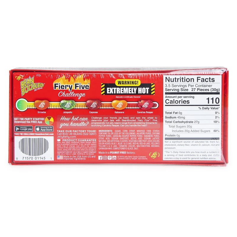 Jelly Belly® Beanboozled® Fiery Five™ Challenge Jelly Beans 3.5oz