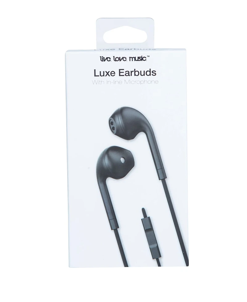 Luxe Earbuds w/ in-Line Microphone