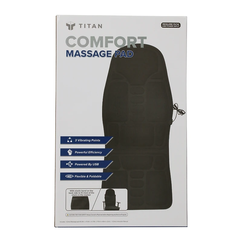 Titan Comfort Massage Chair Pad