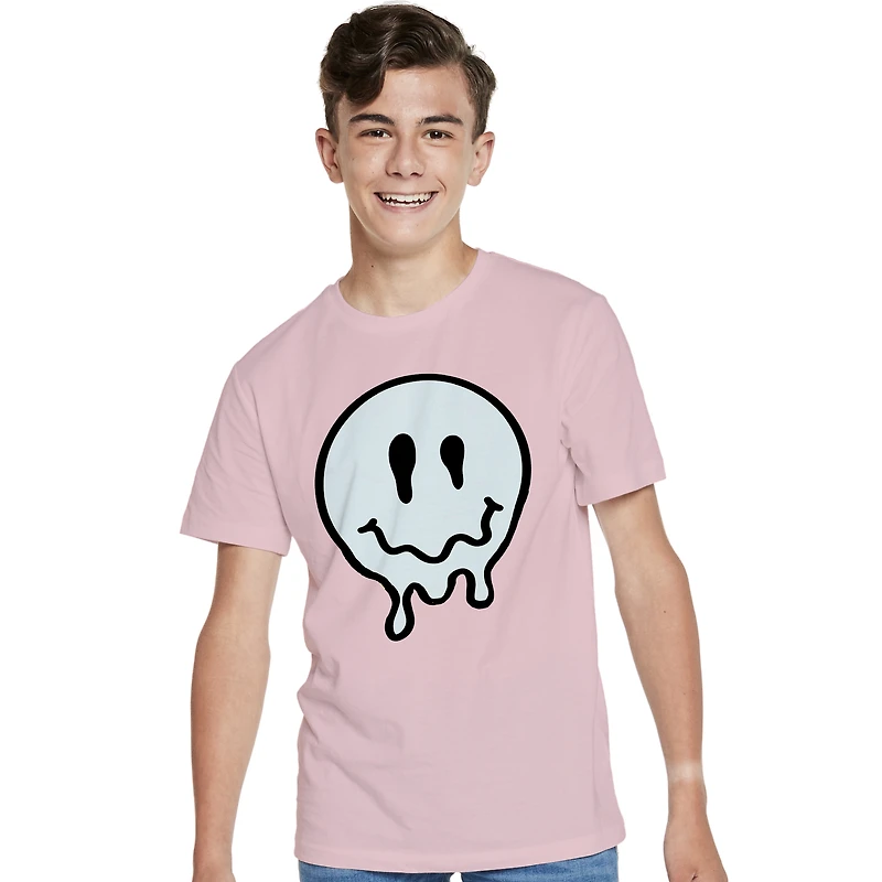 Melting Happy Face Graphic Tee