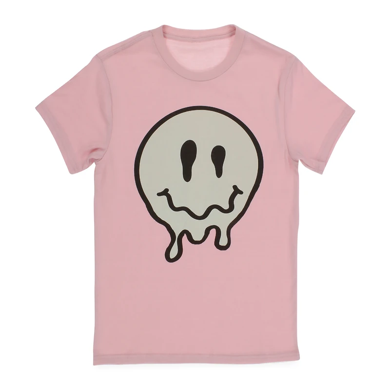 Melting Happy Face Graphic Tee