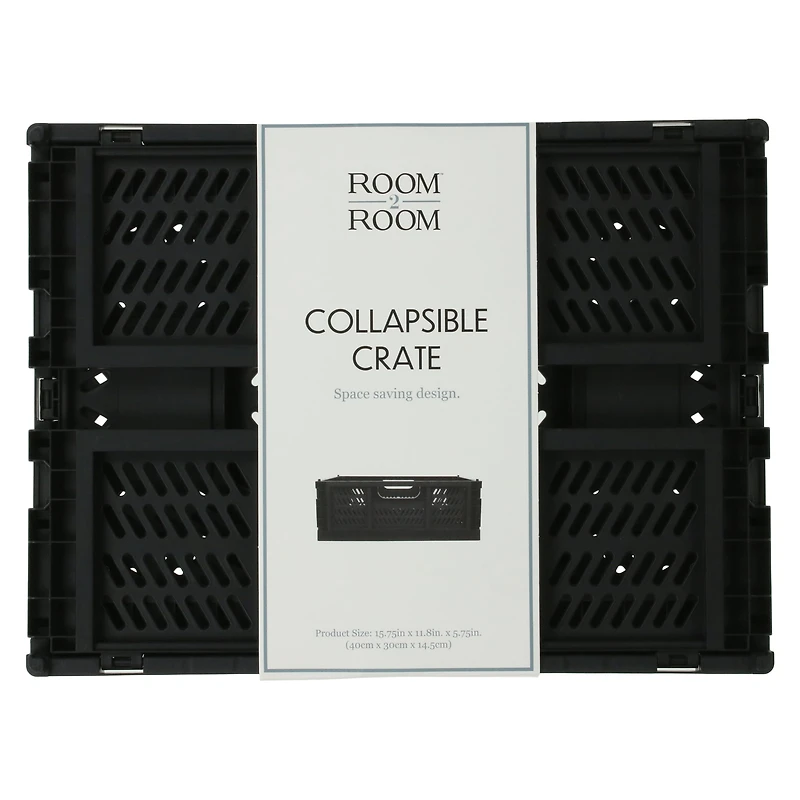 Collapsible Storage Crate 15.75in x 11.8in