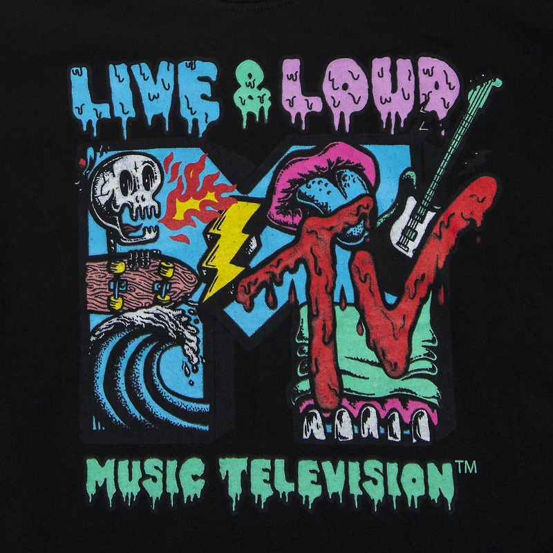 Mtv™ Skeleton Live & Loud Graphic Tee