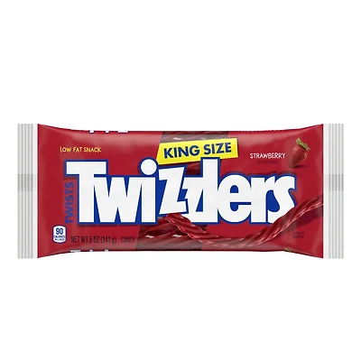 Twizzlers® Strawberry Twists King Size Candy 5oz