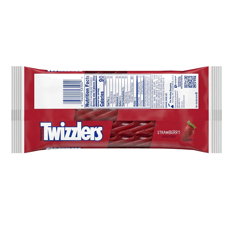 Twizzlers® Strawberry Twists King Size Candy 5oz