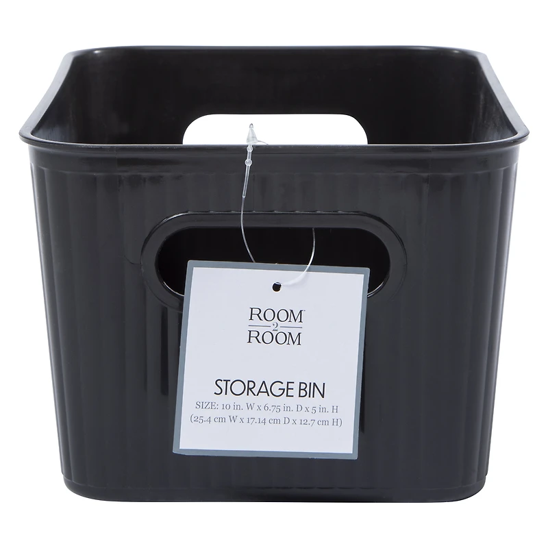 Large Emerald Green Storage Bin 14in x 10in