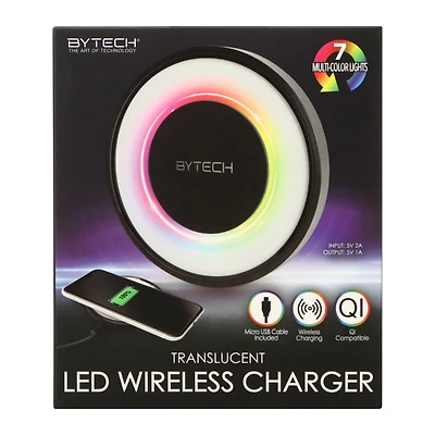 Translucent LED Wireless Charger