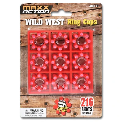 Maxx Action Wild West Ring Caps 216-Count
